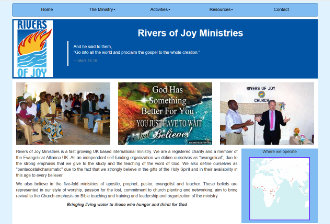 riversofjoy.org screenshot