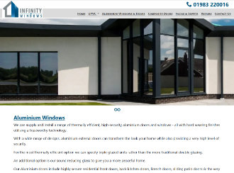 infinitywindows.co.uk screenshot